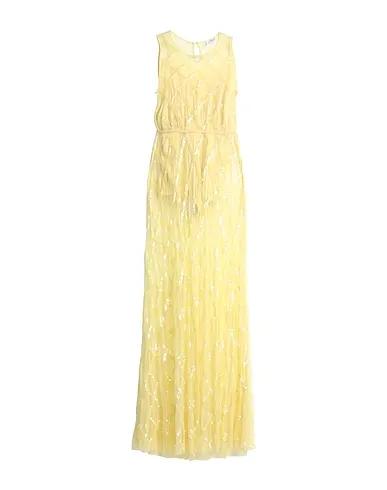Yellow Tulle Long dress