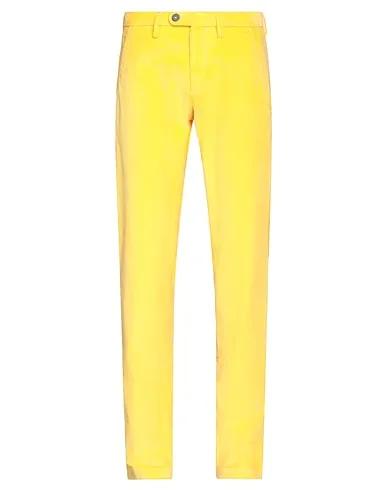 Yellow Velvet Casual pants