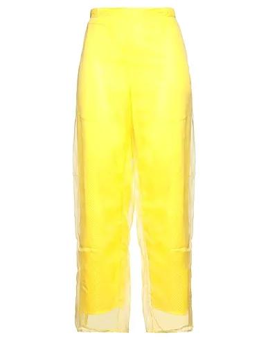 Yellow Voile Casual pants