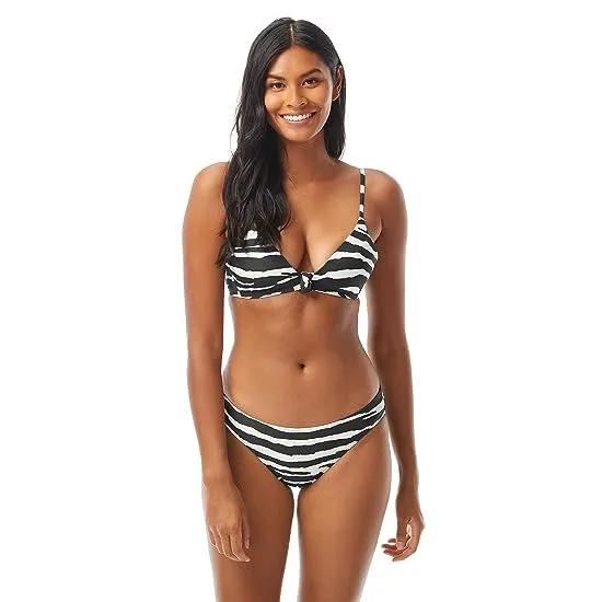Zebra Knotted Bikini Top