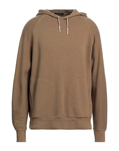 ZEGNA | Khaki Men‘s Hooded Sweatshirt