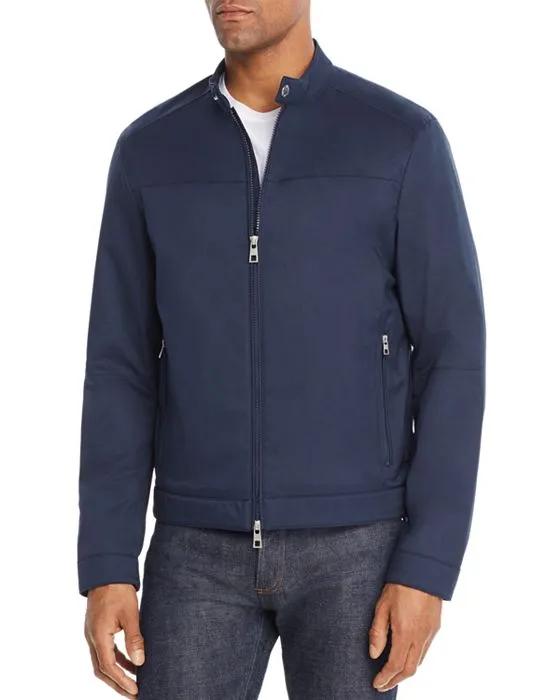 Zip-Front Racer Jacket
