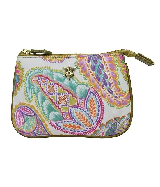 Zip Travel Pouch Printed Fabric 13008