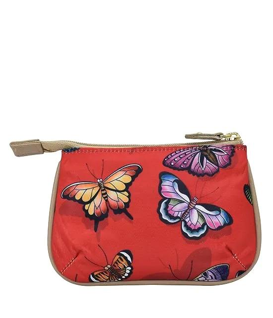 Zip Travel Pouch Printed Fabric 13008