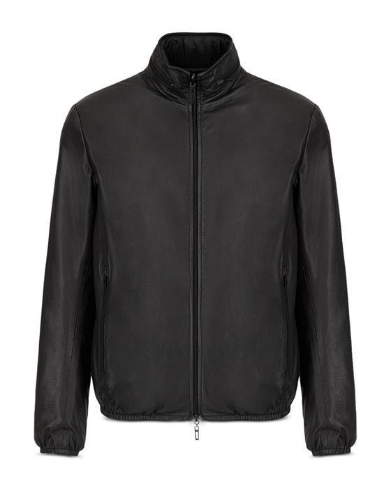 Reversible Leather to Nylon Jacket