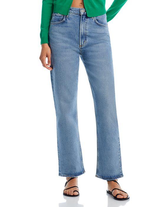 High Rise Stove Pipe Jeans in Helm