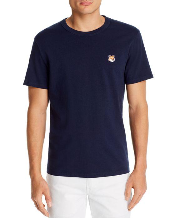 Maison Kitsune Fox Embroidered Patch Tee