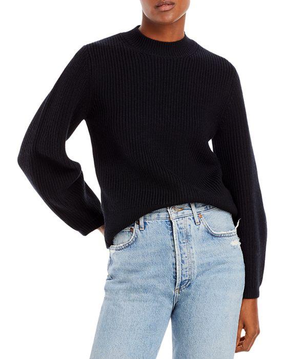 Puff Sleeve Wool Sweater