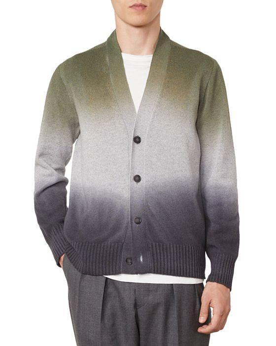 Miles Double Dip Dyed Woven Cardigan 