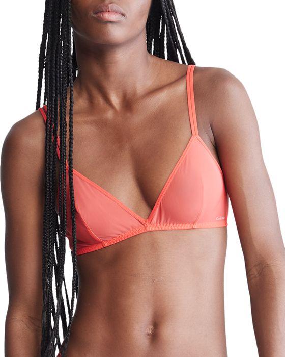 Sheer Marquisette Unlined Triangle Bra