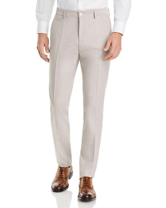 Genius Textured Solid Slim Fit Suit Pants