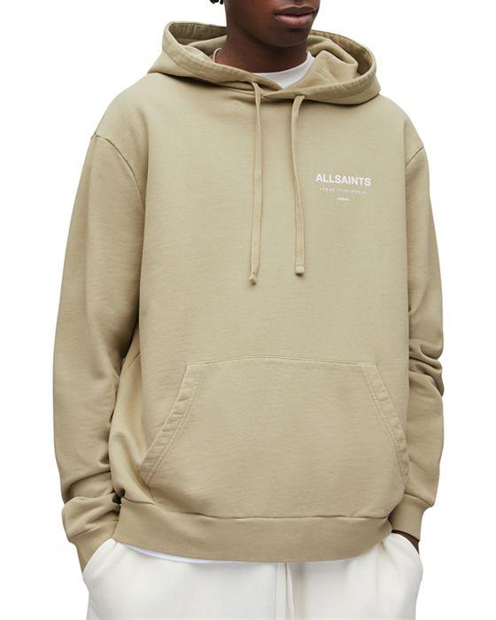 Underground Organic Cotton Logo Print Relaxed Fit Hoodie