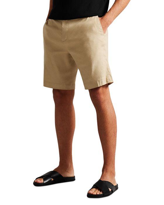 Leder Half Elasticated Shorts