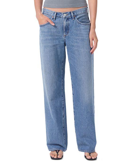 Fusion Organic Cotton Low Rise Loose Straight Leg Jeans in Renounce