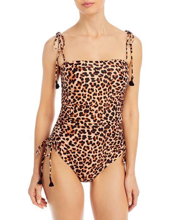 Ubuntu Leopard Print One Piece Swimsuit