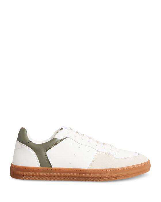 Barker Leather and Suede Sneakers