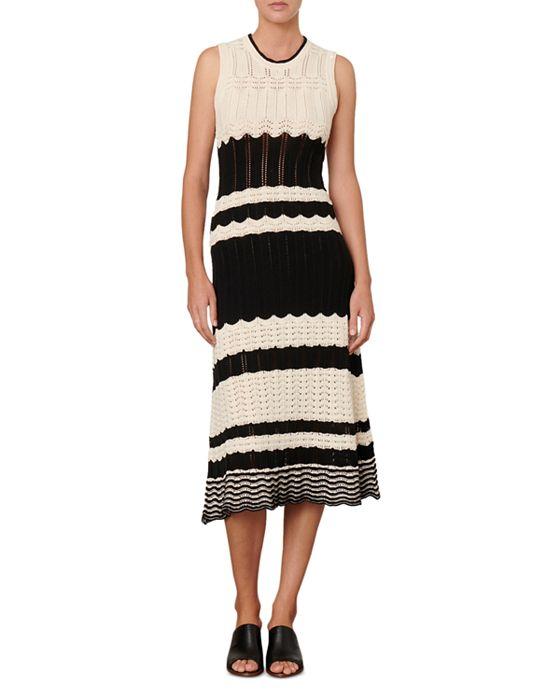 Aimee Striped Knit Maxi Dress
