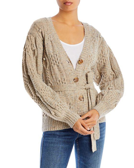 NYC Polly Pop Cable Knit Cardigan