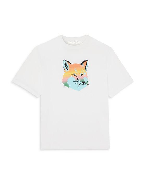 Maison Kitsune Vibrant Fox Head Easy Tee