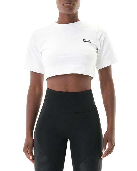 Volley Cropped Cutout Tee 