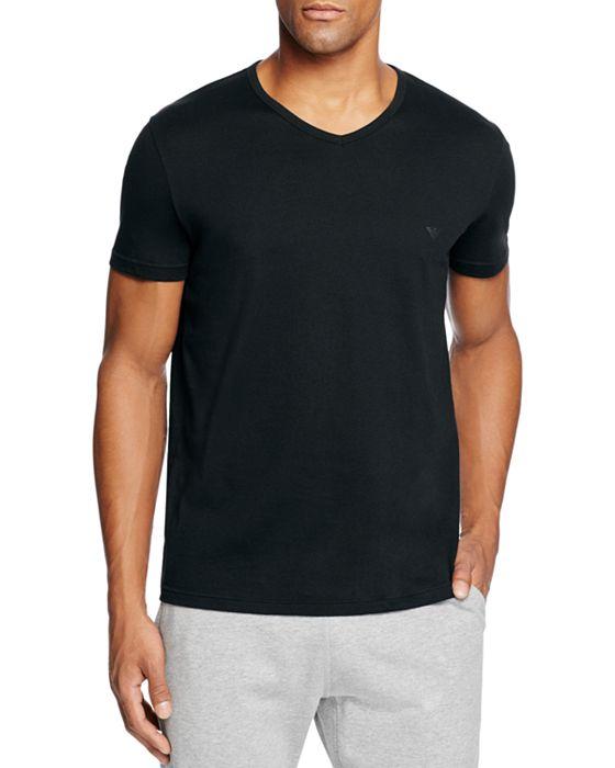 Pure Cotton V-Neck T-Shirts - Pack of 3