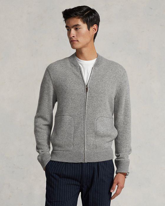 Cashmere Full Zip Sweater