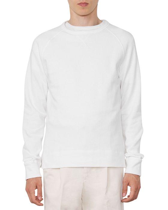 Officine Generale Rudy Light French Terry Crewneck Sweater