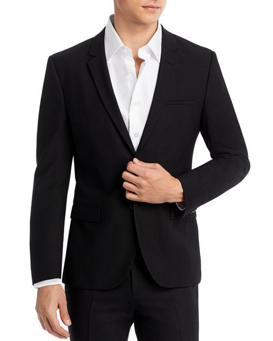 Arti Super Black Extra Slim Fit Suit Jacket  