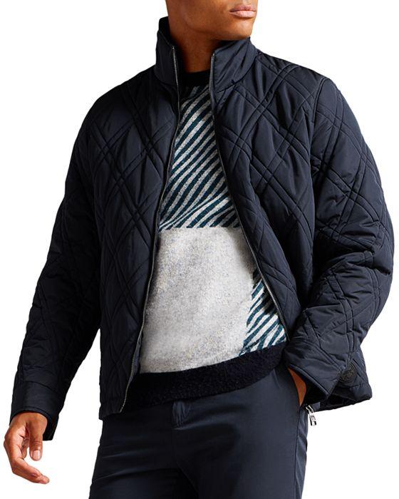 Manby Funnel Neck Full Zip Quilted Jacket