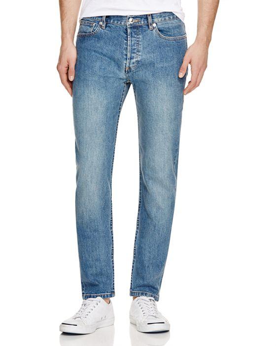 Petit New Standard Slim Fit Jeans in Stonewash