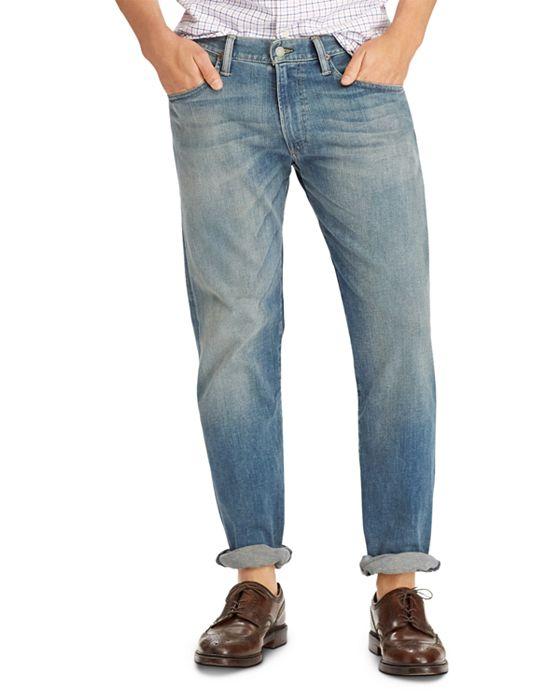 Hampton Relaxed Straight Fit Jeans in Blue