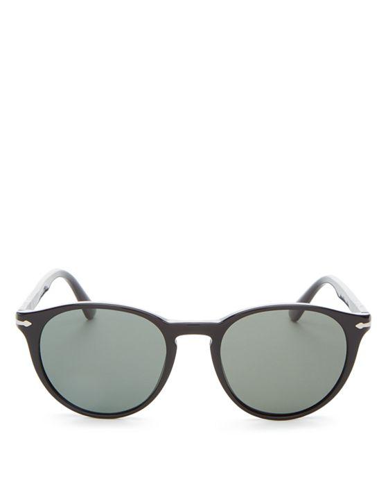  Polarized Round Sunglasses, 52mm