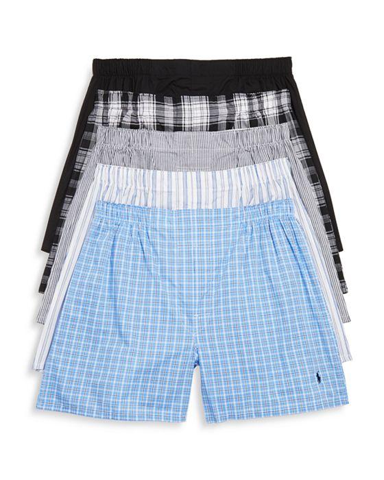 Woven Boxers, Pack of 5