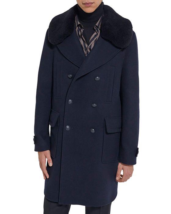 Mix Wooly Weft Wool Blend Coat