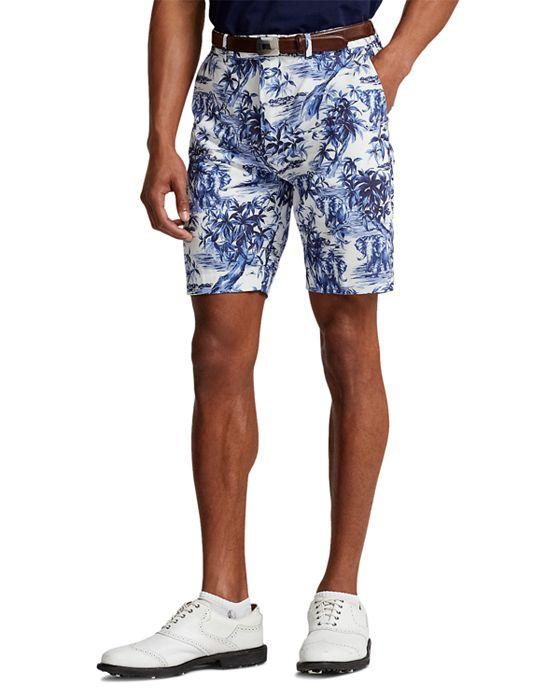 Classic Fit Water Repellent 9" Printed Shorts