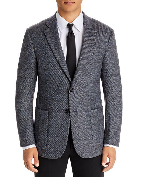 Tweed Trim Classic Fit Blazer