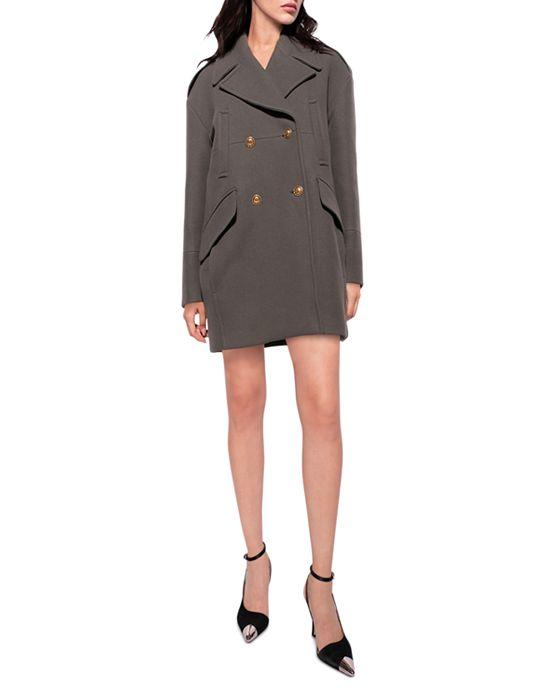 Claudette Caban Double Breasted Peacoat
