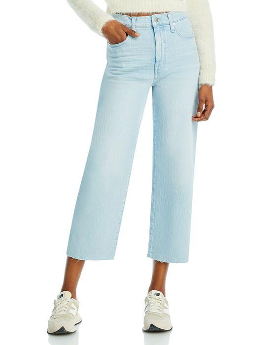 Perfect Vintage Wide Leg Cropped Jeans in Ward