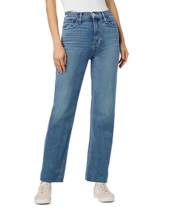 Remi High Rise Straight Leg Jeans in Canal