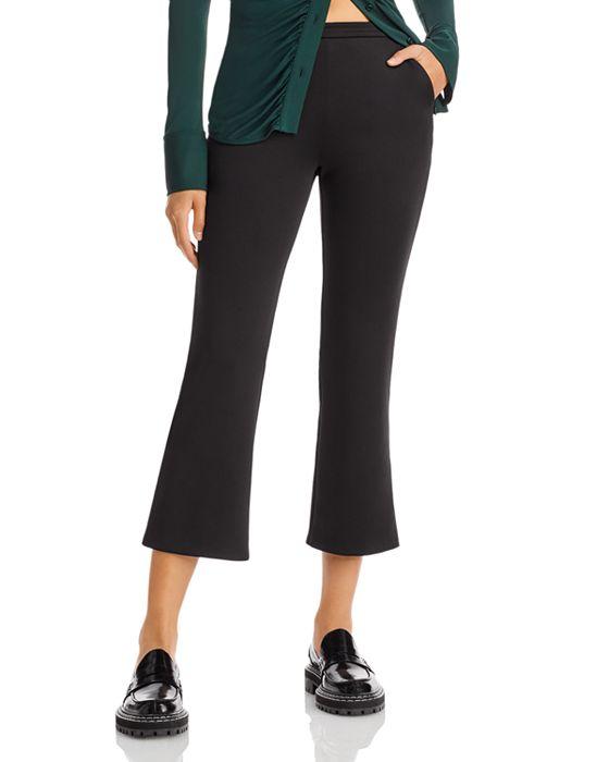 Scuba Cropped Flared Pants
