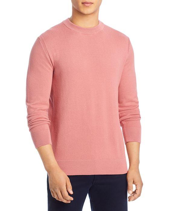 BOSS Ecaio 10241475 01 Cotton Textured Regular Fit Crewneck Sweater