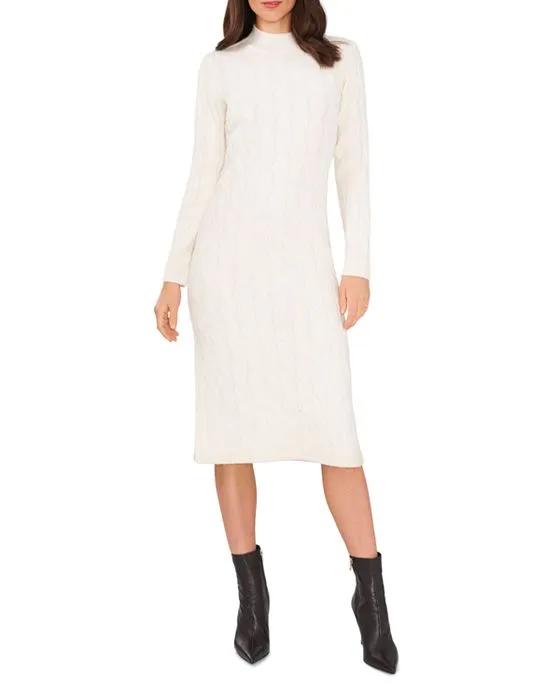 1.STATE Cable Knit Dress