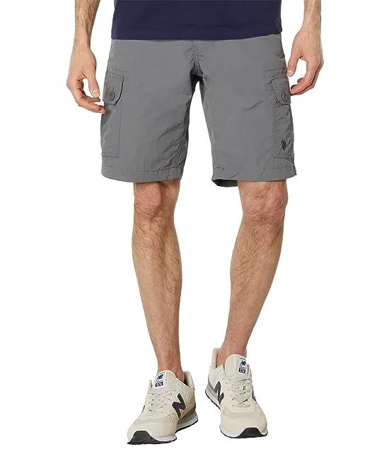 10.5" Nylon Cargo Shorts
