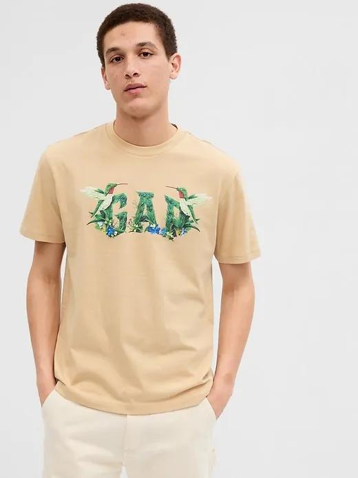 100% Organic Cotton Gap &#215 Raku Inoue Logo T-Shirt