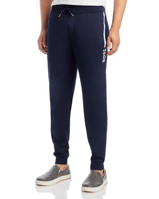 1016 Cotton Blend Logo Print Regular Fit Track Pants