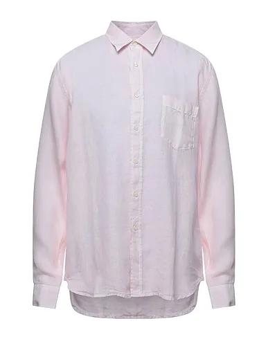 120% | Salmon pink Men‘s Linen Shirt