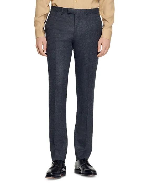 120s Wool Flannel Suit Pants