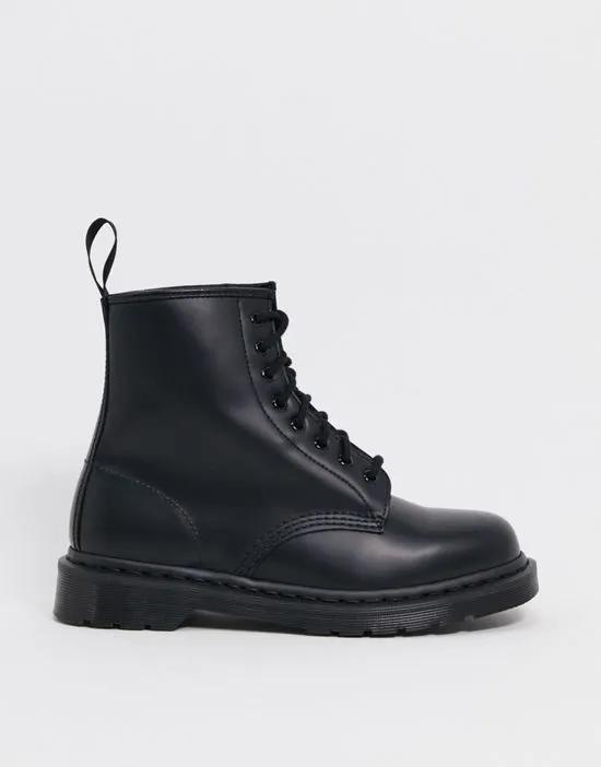 1460 mono 8-eye boots in black