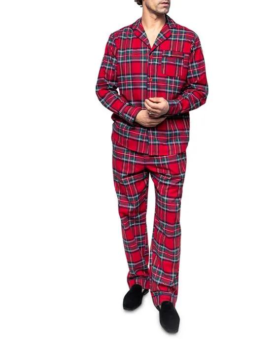 2-Pc. Imperial Tartan Flannel Pajama Set