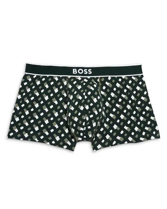 24 Cotton Blend Printed Trunks 